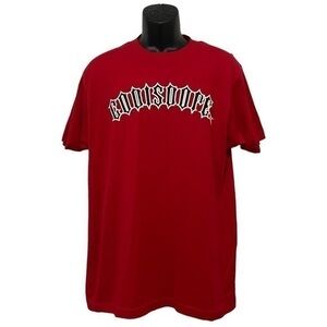 God Is Dope Men’s Red Short Sleeve Graphic T-Shirt Size Large NWOT